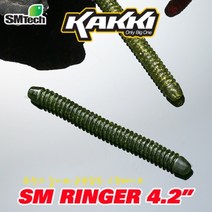 구짱낚시 SMtech 카키 sm링거 4.2인치/더블링거 배스윔 배스낚시채비, 카키 sm링거 4.2인치, SM-036