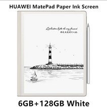 포토샵 영상편집 고성능 업무용 노트북 화웨이 MatePad 용지 10.3 인치 잉크 화면, 한개옵션2, 03 6GB 128GB WiFi white