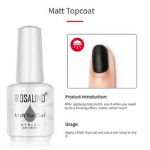 매니큐어탑코트 투명메니큐어 Rosalind 기능성 젤 트랜스퍼 네일 포일 스티커 접착제 트, Matt Topcoat