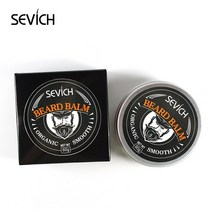 세비치 비어드 케어 남성용 제품 낮과 밤 사용 에센스 오일 부드러운 샤이니 스타일 재성장 젤, 02 Balm 60g
