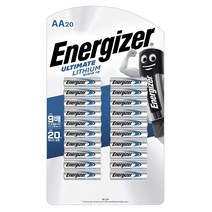 에너자이저 리튬건전지 AA 20개, 1세트