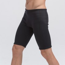 웻수트 웨이크보드복 바다수영 서핑 프리다이빙 해루질 슈트 sbart 남성용 3mm 네오프렌 잠수복 바지 짧은 래쉬가드 바지 썬크림 트렁크, 검은색, XL