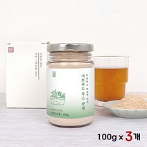 서트푸드 주스 재료 분말 녹즙 파우더 새싹보리 케일 샐러리 녹차 사과 당근 레몬 딸기 포도 흰강낭콩 브로콜리 팥 콩 미숫가루 에이드 스무디 가루 써트푸드 쥬스 식단, 100g x 3개, 3개