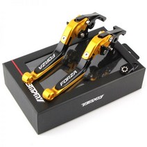 파킹 브레이크 Honda Fosha FORZA350/NSS750에 적합 주차 기능 혼 좌우 레버 수정, 골드 블랙 골드