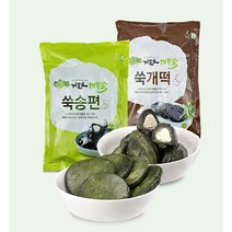 그랑피아프 거문도 해풍쑥 쑥떡세트 찐쑥개떡500g+찐쑥송편 500g