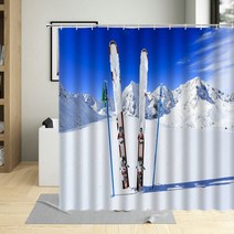 3중 방한커튼 누빔 속 중문 화이트 암막 패딩커튼 연보라 안방 복층 34평거실 비암막 겨울 스노우 마운틴