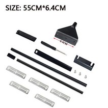 수족관 청소 도구 물고기 보관함 평평한 모래 조류 제거 이중 사용 유리 스크레이퍼 가정용 용품, 550mm