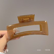 이케바나화병 프리츠한센 빈티지오브제 개운죽 화병 2023 여성용 헤어 클로 클립 플라스틱 투명 대형 크랩, 02 A4-10cm