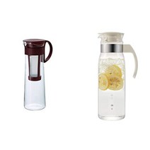 하리오 콜드브루 커피포트 핸드 드립 메이커 아이스, chocola brown + 600ml + 단일 항목