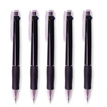 [마치]국산 파스텔니들 3색볼펜 (불투명) 0.7mm, 검정색, 10개입