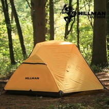 힐맨 얼리버드 UP 스마트 2인용 텐트 풋프린트 포함, 옐로우, 선택완료