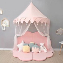 해외 북유럽 어린이 텐트걸 아기 놀이방 독서 코너 반달반 텐트 독서-175697, 옵션13