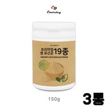 19종 복합 멀티 생 유산균 포스트바이오틱스 프로 프리 바이오틱스 락토바실러스 가세리 17 람노서스 루테리 프락토올리고당 프롤린 분말 가루 파우더 검사 적합 판정 국내산 남친선물, 3병, 1