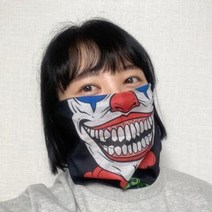 할로윈 바람막이 마스크 삐에로 광대 스포츠마스크 자외선차단 쿨마스크 라이더마스크 할로윈 마스크