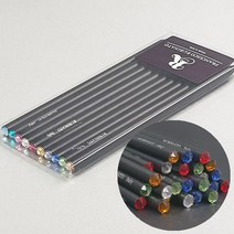 이탈리아산 FRANCESCO RUBINATO crystal 연필 10본set - 2023968EA, 본상품선택, 본상품선택