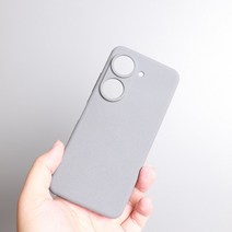 ASUS Zenfone 9 9Z 8 7 Pro 6 6Z 케이스 모래 매트 소프트 실리콘 전체 보호 카메라 낙하 방지 미끄럼 커, 04 for Zenfone 6, 02 Gray