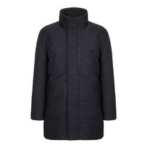 인디안 TREMOLO 남성 네이비 라쿤후드 다운사파리_TRNKDUWB231