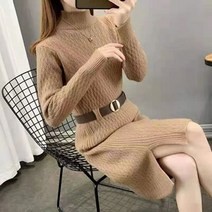 앳코너 타미진 미니 원피스 니트 러플 카라 레이스 원피스 블랙 슬림 드레스