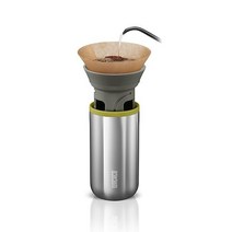 WACACO Cuppamoka 푸어오버 커피 메이커 수동 10fl oz 10개 콘 종이 필터 포함