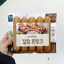청정원 리치부어스트 칼집프랑크 60g x 5 x 2개, 아이스박스포장