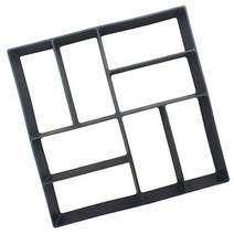 정원장식 DIY 플라스틱 포장 콘크리트 디딤돌 시멘트 금형 도로 경로 메이커 정원 장식, [01] E