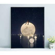 비가토 DIY 채색 로맨틱 풍경 홈 장식 그림 유화 그리기, VXK18_40X50 내부프레임_DIY 세트