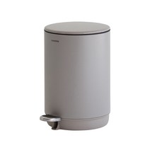 첼시 원형휴지통5L_그레이, 까사미아 첼시-원형휴지통5L-GY