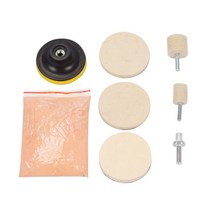 8Pcs 120g 세륨 산화물 유리 연마 파우더 키트 자동차 앞 Windows 청소 스크래치 제거 복구 도구를