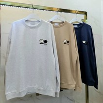 레어코드 더플 퍼피 강아지 자수 포인트 남녀공용 기획 오버핏 맨투맨
