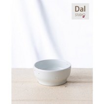 달 화이트 - 소스볼 1P 간장종지 초장기 도자기 간장종지