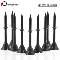 가정용골프연습장 실내골프연습기 골프그물망 30 팩 업 그레 이드 빅 컵 플라스틱 골프 티 83mm 재활용 사, 03 Black