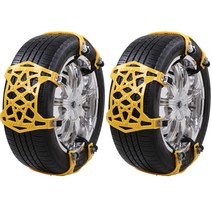 타이어 체인 비금속 자동차 타이어 체인 대응 타이어 폭 165~265mm 6장