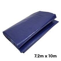 방수포 청색 천막 7.2m x 10m 최고급지 그라운드시트 캠핑 대형시트 덮개 타포린 PVC