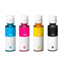 삼성전자 K610 무한잉크 리필잉크 SL-J1560/J1560W/J1565/J1565W/T1670/T1670W/T1673FW/T1675FW/T1675W/J1563W, 4개세트(검정+파랑+빨강+노랑), 1SET