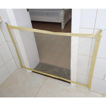 강아지 투명안전문 그물망 펜스 간편 분리안전문 강아지문 거실안전문 아기안전문