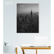 아이엠스톡 인테리어 액자 New York City 시리즈 054 뉴욕 사진 원목 캔퍼스액자, 블랙원목