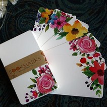 명함용지 하드보드지 수제 꽃 메시지 스크랩북 종이 카드 DIY 인사말 엽서 파티 결혼식 초대 감사 50 개, [01] 8.5x5.4cm, [01] PAPER, [01] 50pcs card