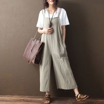 마더라이크 여성 더블끈 점프수트 0721 빅사이즈 멜빵바지 캐쥬얼