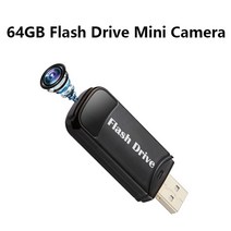 HD U 디스크 보이지 않는 렌즈 바디 마이크로 캠코더 휴대용 USB 플래시 드라이브 미니 캠 회의 녹화 야, 03 64G U Disk Camera