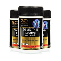 고헬시 레시틴 1500mg 120캡슐 3팩 Go Healthy Lecithin