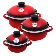 ELO 법랑냄비 2종세트 3종 4종 5종세트, 19.일반형14cm+16cm+20cm
