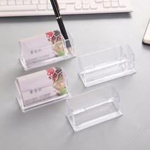CF 카드 카메라용품 악세사리 장비휴대용 투명 명함 홀더 디스플레이 스탠드 책상 데스크탑 수조 선반 상자, 한개옵션0