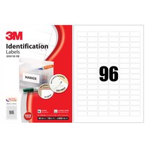3M 분류표기용 라벨 21396-100 (96칸x100매), 1개, 본상품선택, 본상품색상선택