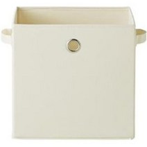 한샘 샘 폴리 수납바스켓 대형 34.5x32.5x26cm, 1개, 크림