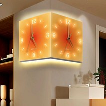 led시계 아이디어 빈티지 집들이 선물 전자벽시계, A-12인치 (LED 플러그인 모델 + 리모컨)