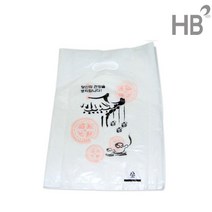 기성비닐 정성가득 200매 재활용 친환경 투명 배달 쇼핑 비닐봉지