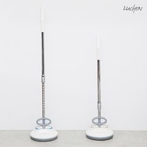 루첸 솔로윙 IPX5방수 회전 무선 강력 물걸레 청소기 LV-C1 (완충후 50분사용 전국 하이마트 A/S가능), 골드