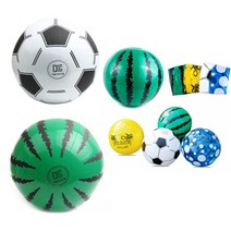 오로라 808 비치볼 수박 축구 공 물놀이 수영장 워터파크, 축구공