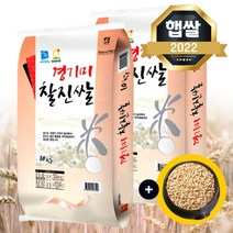 [경기미] 22년산 찰진쌀 20kg (10kg*2), 단품