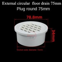 선홈통 배수관 오수받이 멀티조인트 처마빗물받이 물홈통 PVC 탈취제 바닥 배수구 다운스파우, 5.11